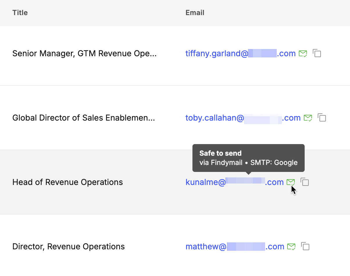 Email validation providers