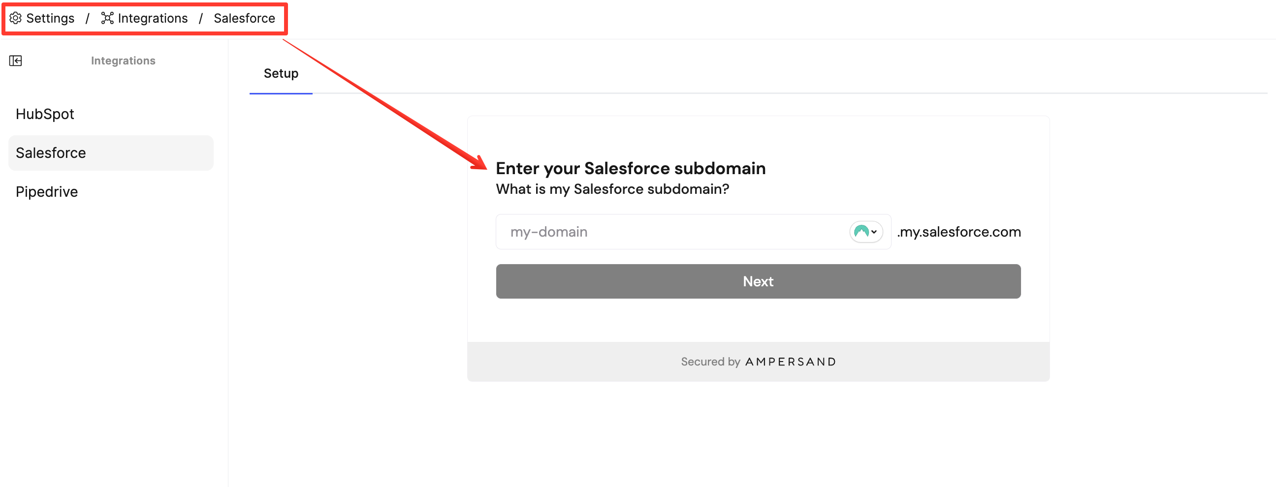 Salesforce Integration
